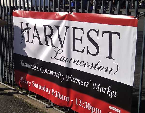 Harvest Launceston Fence Banner Outdoor
