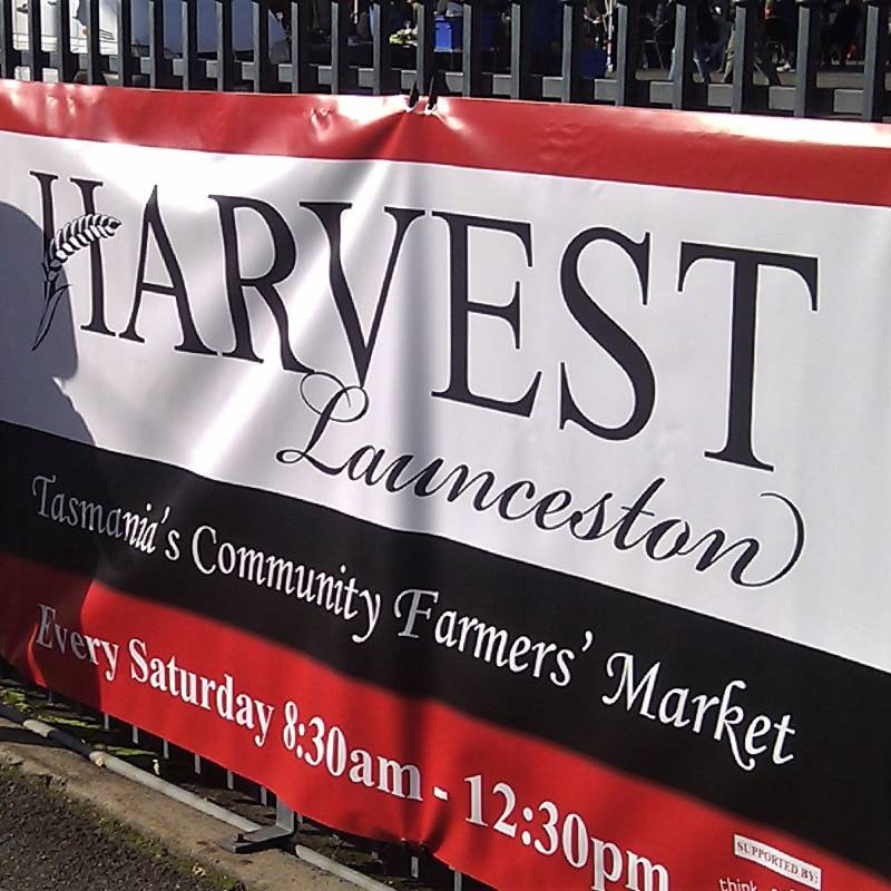 Harvest Launceston Fence Banner Outdoor