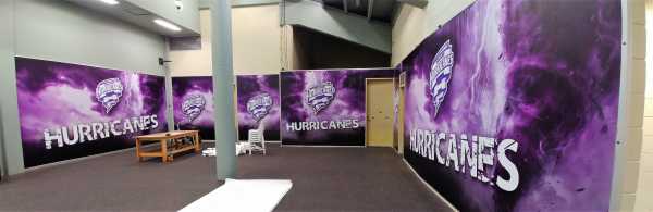 Hobart Hurricanes -Printed Change room Wraps