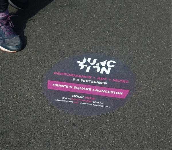 Junction Arts Festival - Outdoor Floor Graphic