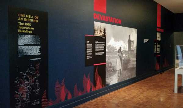 TMAG 1967 Fires Interpretative Wall Graphics