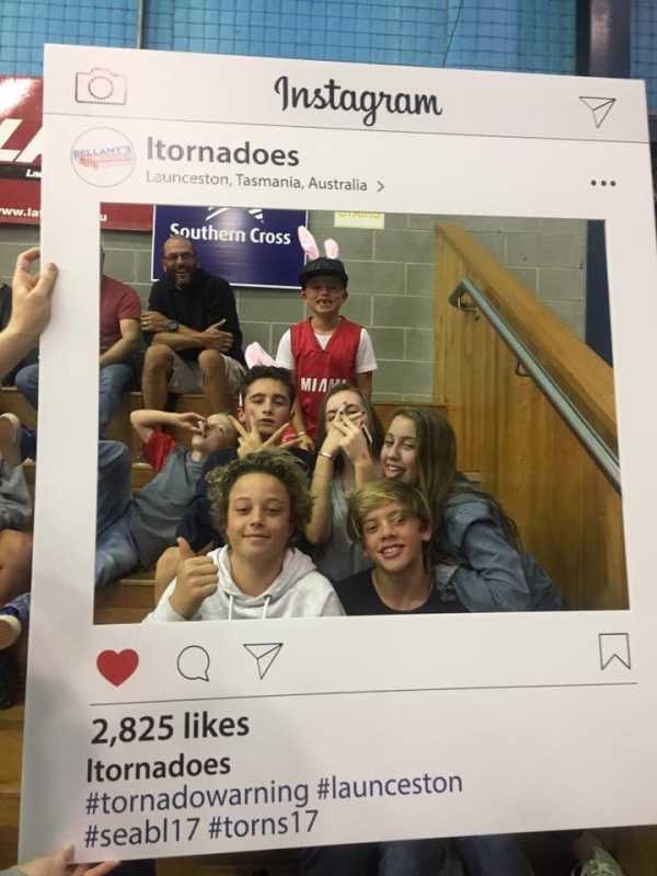 Launceston Tornadoes - Selfie Frame
