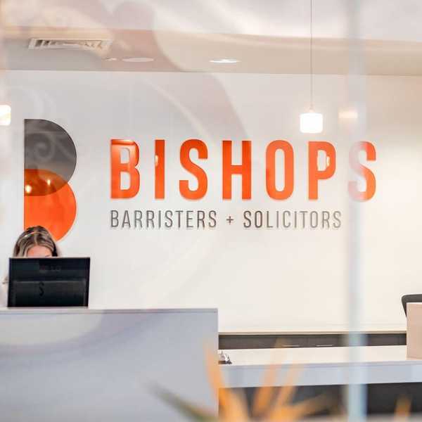 Bishops, Launceston - Acrylic Lettering Office Signage