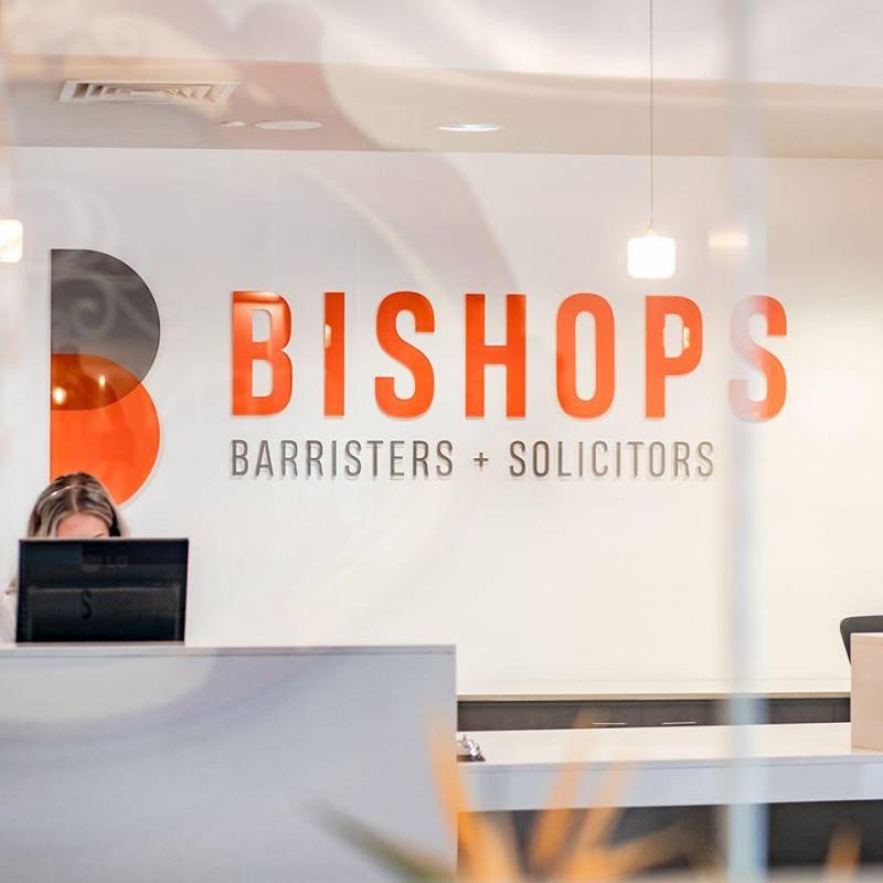 Bishops, Launceston - Acrylic Lettering Office Signage