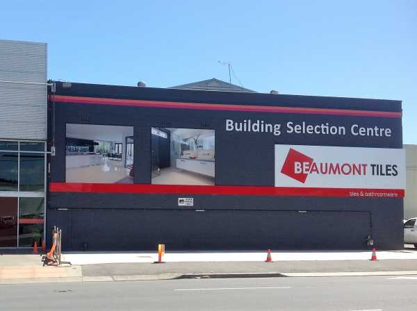Beaumont Tiles Building Signage