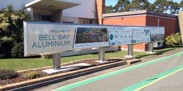 Bell Bay Aluminium Interpration Sign