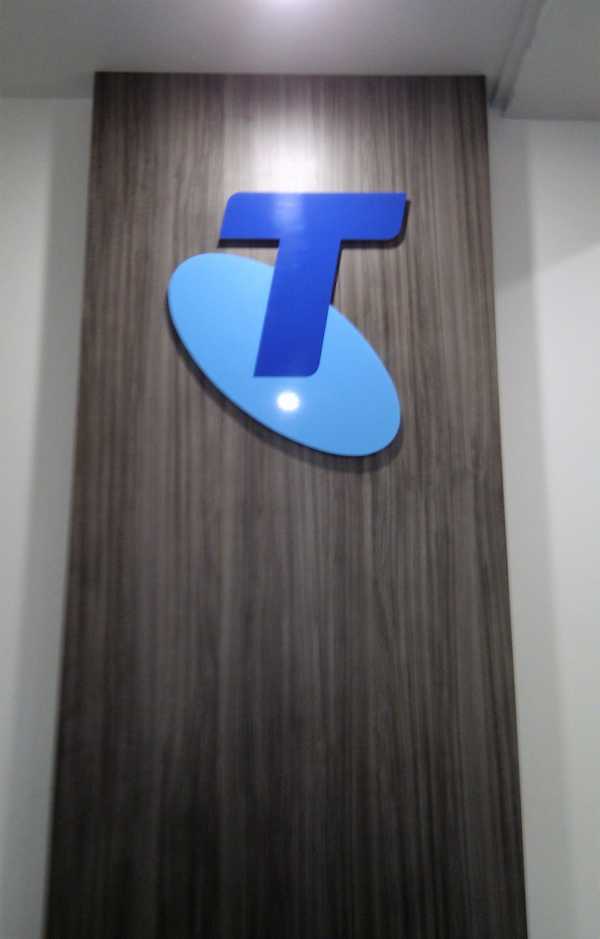 Telstra Acrylic Reception Sign