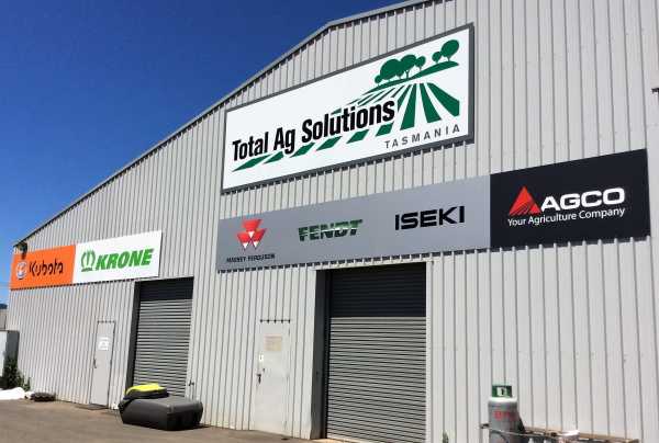 Total Ag Solutions Hobart Building Sign