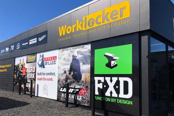 Worklocker, Launceston - Building Signage