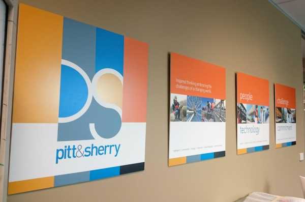 Pitt Sherry Office Wall Signs