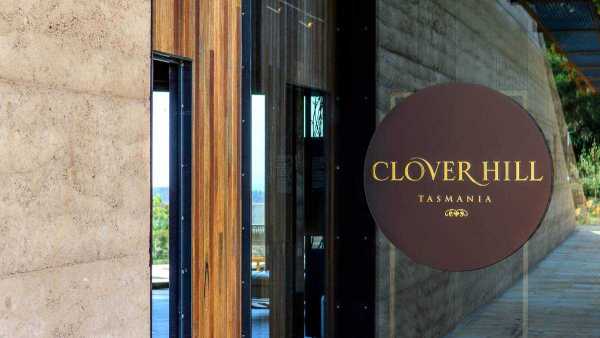 Clover Hill Cellar Door Tasmania Entry Sign