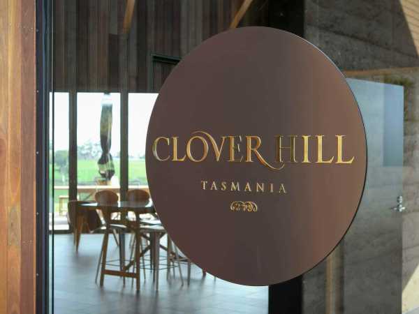 Clover Hill Gold Chrome Door Sign
