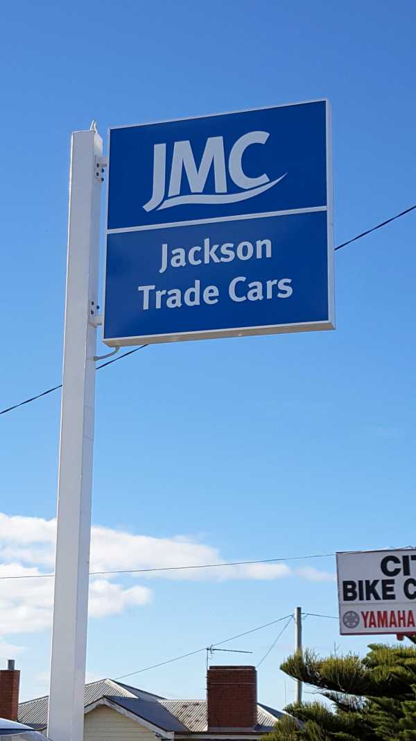Jmc Lightbox Pole Sign