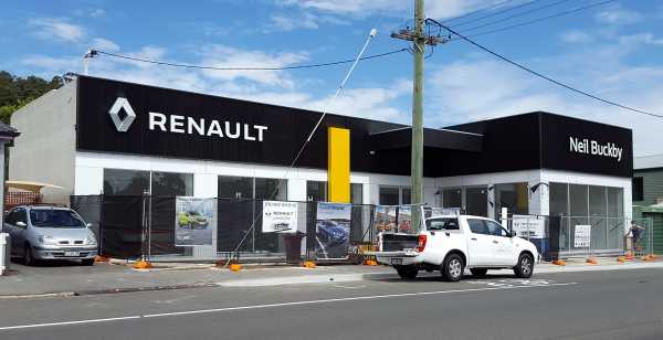 Neil Buckby Renault Signage Building