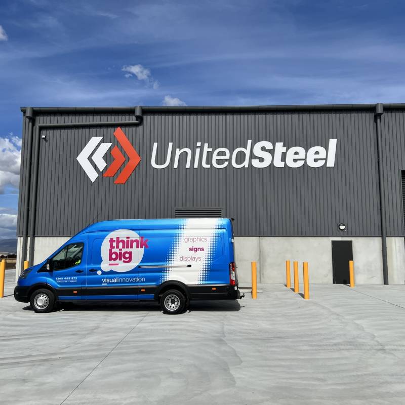 United Steel Custom Building Signage