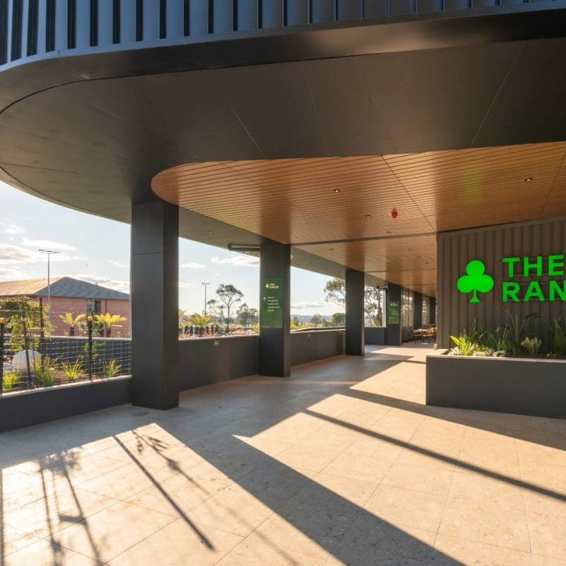 The range Illuminated signage