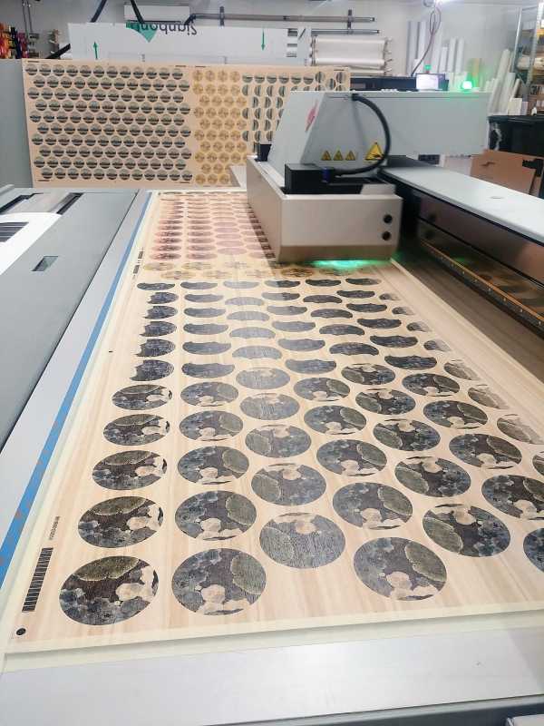 Printed Tasmanian Timber Coaster