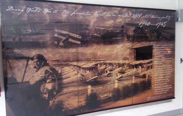 Launceston Airport Historical Print