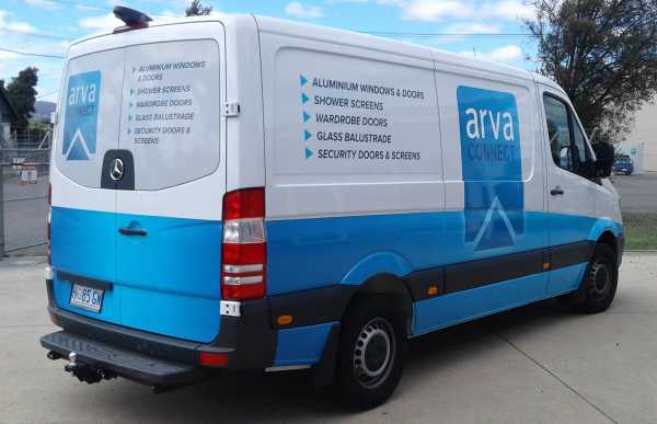 Arva - Van Sign Wrap, Launceston