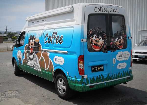 Coffee Devil Van- Vehicle Signage Wrap