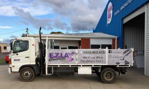 Ezylay Truck Wrap Signage