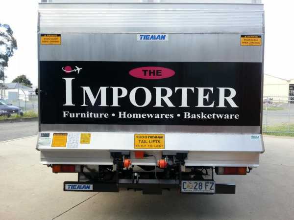 Importer  - Truck Signage, Launceston Tasmania