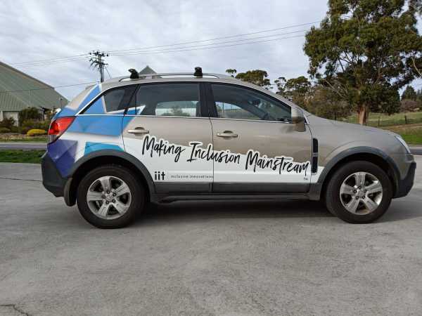 Inclusive Innovations Tasmania - Vehicle Wrap, Hobart