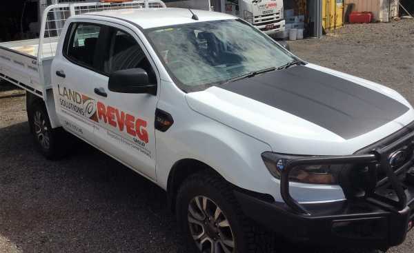 Land Solutions Ute Signs