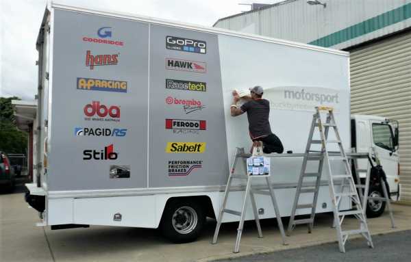 Motosport Truck - Signage Vehicle Wrap
