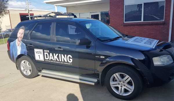 Nick Daking - Car Wrap