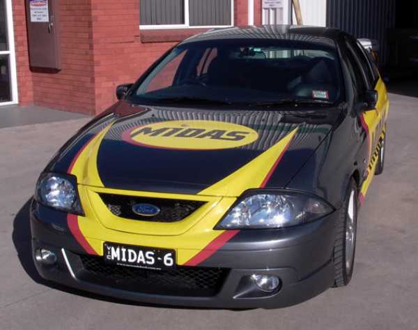 Midas - Vehicle Wrap, Launceston