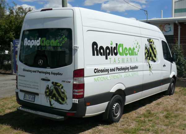 Rapid Clean Van Signage