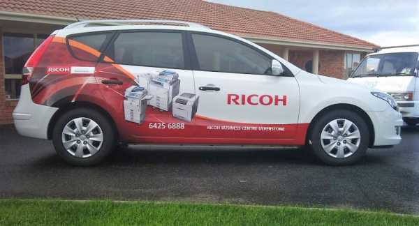 Ricoh - Vehicle Wrap Car Signage
