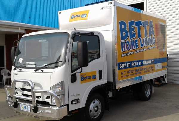 Betta Home Living - Truck Wrap and signage