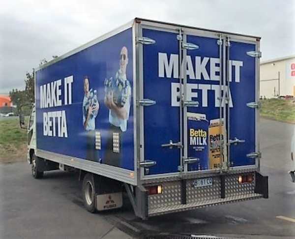 Betta Milk Truck Fleet - Truck Wrap Graphics