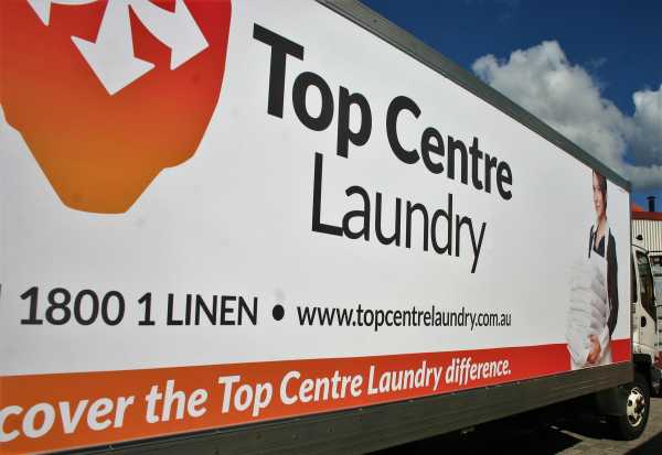 Top Centre Laundry - Truck Graphics and Wrap