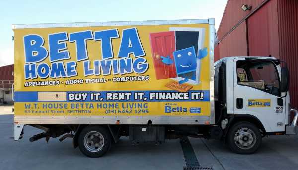 Betta Electrical Truck Wrap Vehicle Wrap Truck Signage