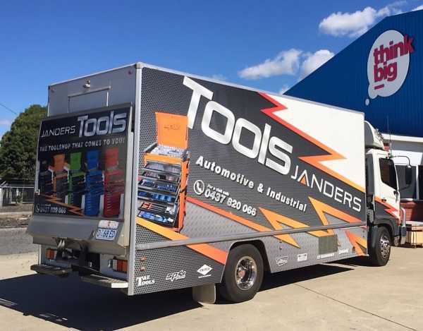 Janders Tools Truck Signage Truck Wraps Vehicle Wraps Launceston