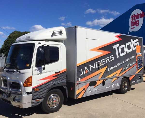 Janders Tools Truck Wrap Vehicle Wrap Truck Signs