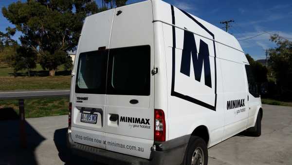 Minimax - Van Signage, Hobart