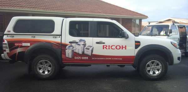 Ricoh -Vehicle Wrap - Ute Signage