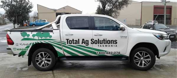 Total Ag Solutions 3 M Ute Wrap Signs