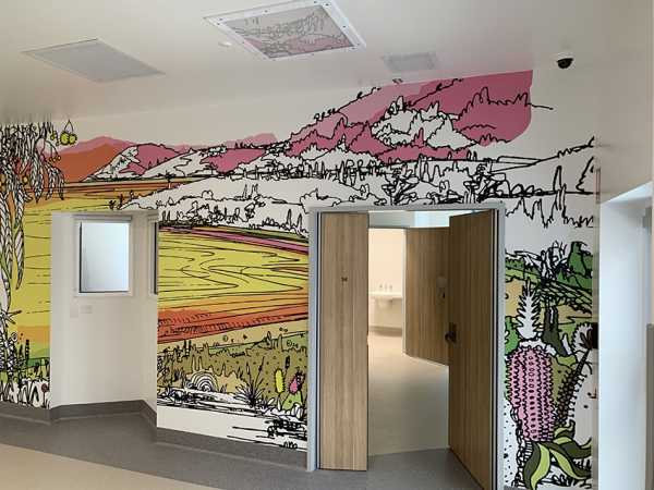 Hospital wall graphics childrens ward