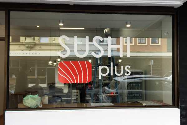 Shshi Plus Shop Sign Window Graphics Copy