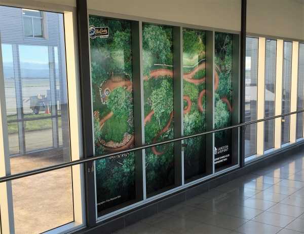Walker Designs Launceston Airport Window Graphics
