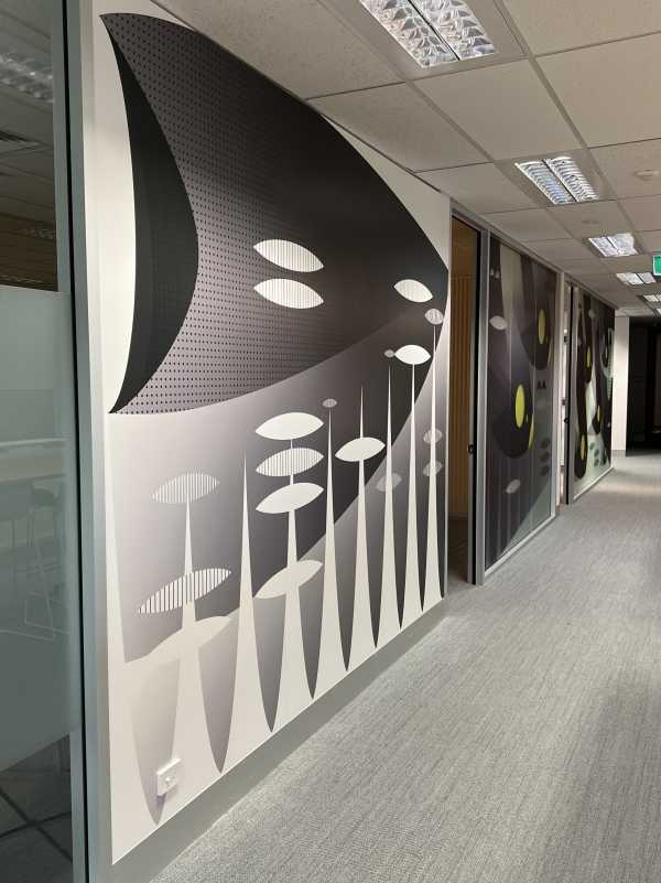 Wall Graphics in Hobart Dept of State Growth