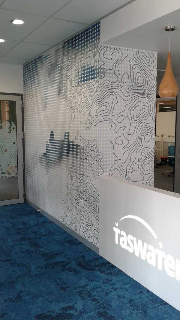 Futago Taswater Wall Graphics Interior Design