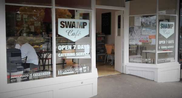 Swamp Cafe Window Signs Cut Vinyl Signs Copy