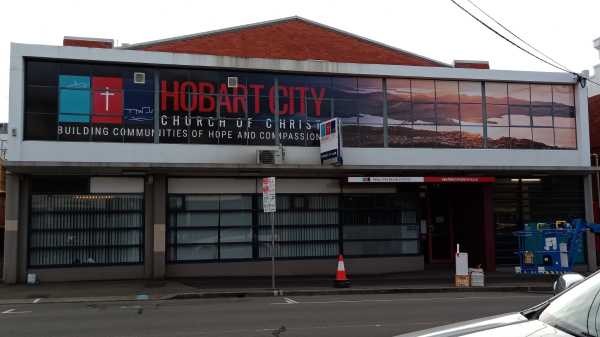 Window Signs Hobart Hobart City Church of Christ