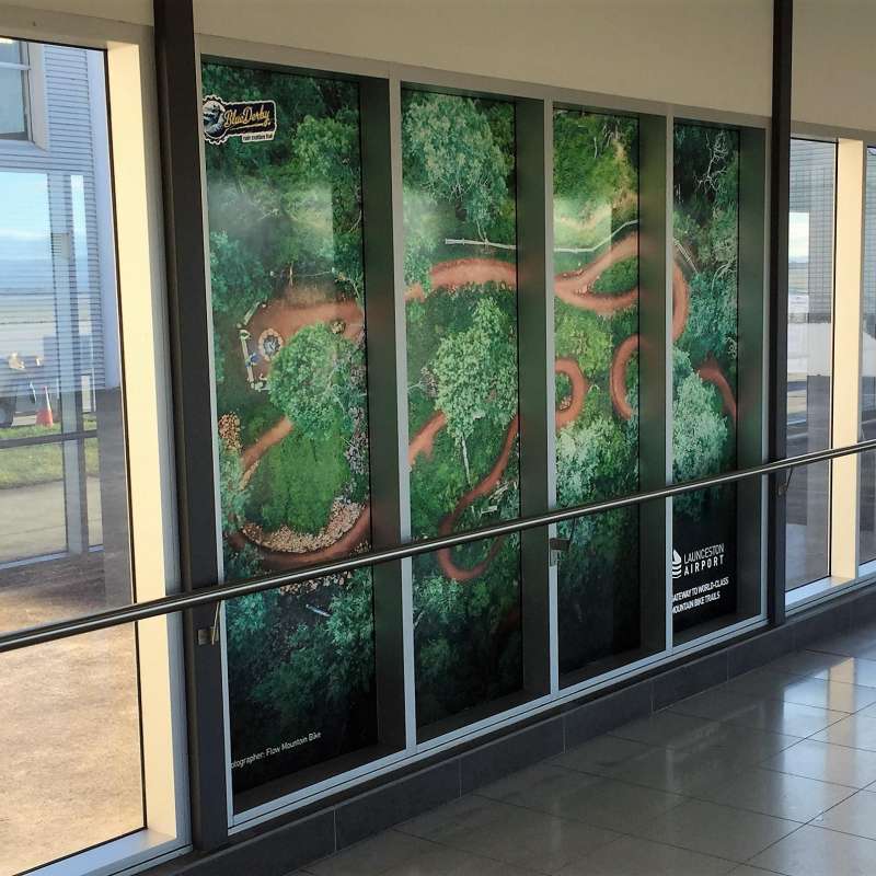 Walker Designs Launceston Airport Window Graphics